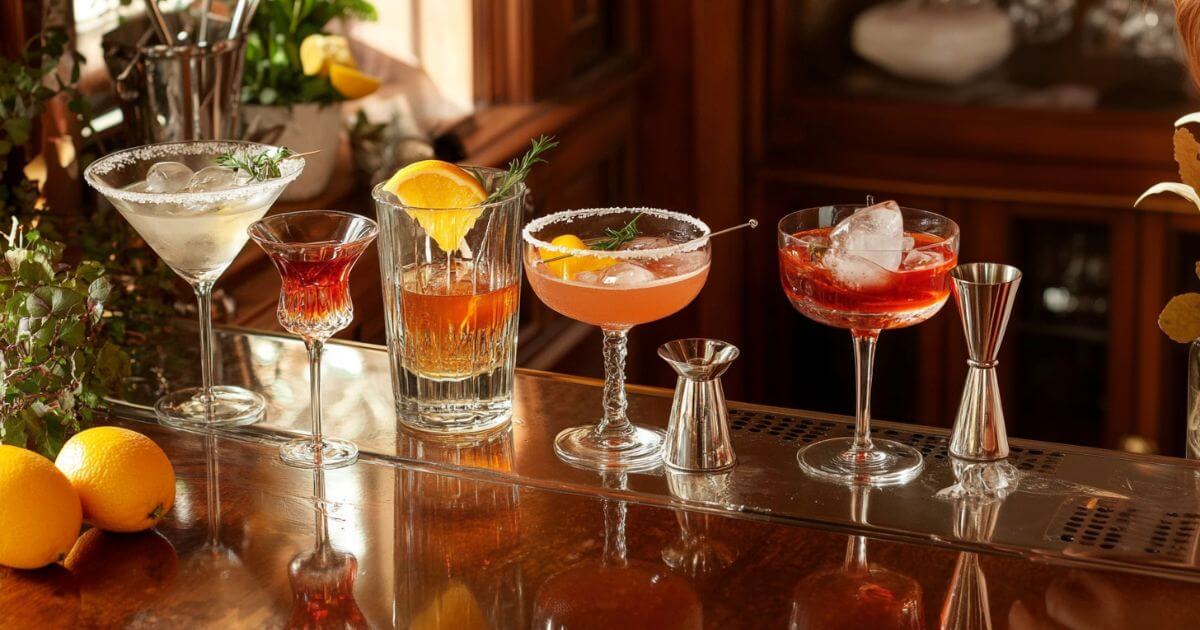 Bar glassware - Champers Drinks