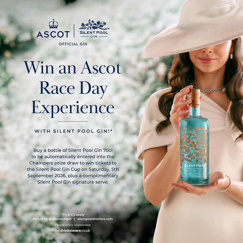 Silent Pool Gin - website banner - Champers Drinks - 800x800px